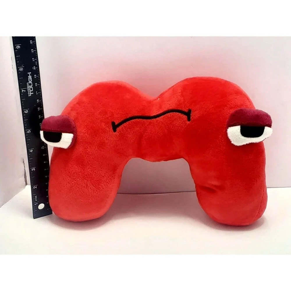 Alphabet Lore Letter M Plush Red Stuffed Toy Animal Cartoon Series 7